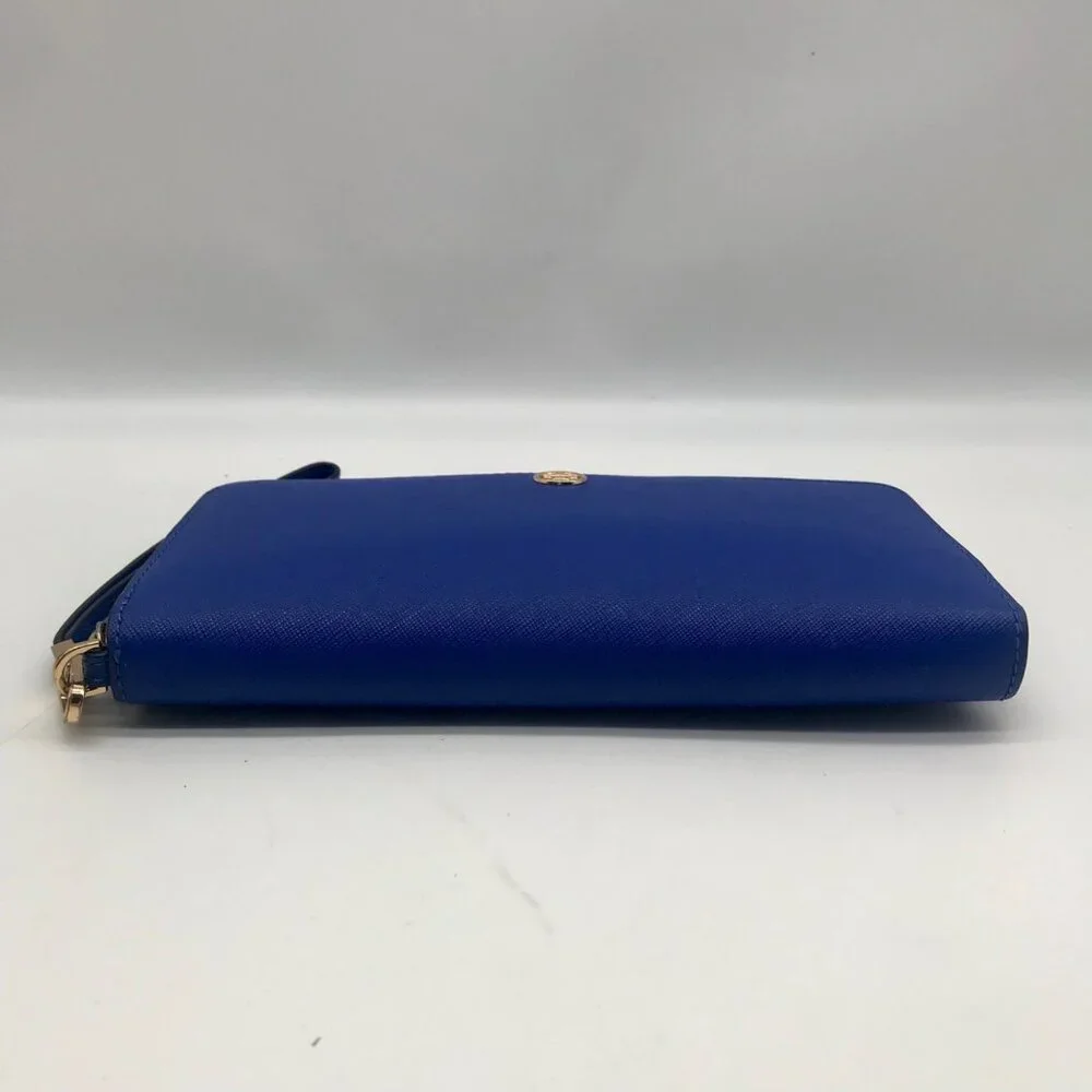 Tory Burch Royal Blue Robinson Continental Wallet - Picture 5 of 10